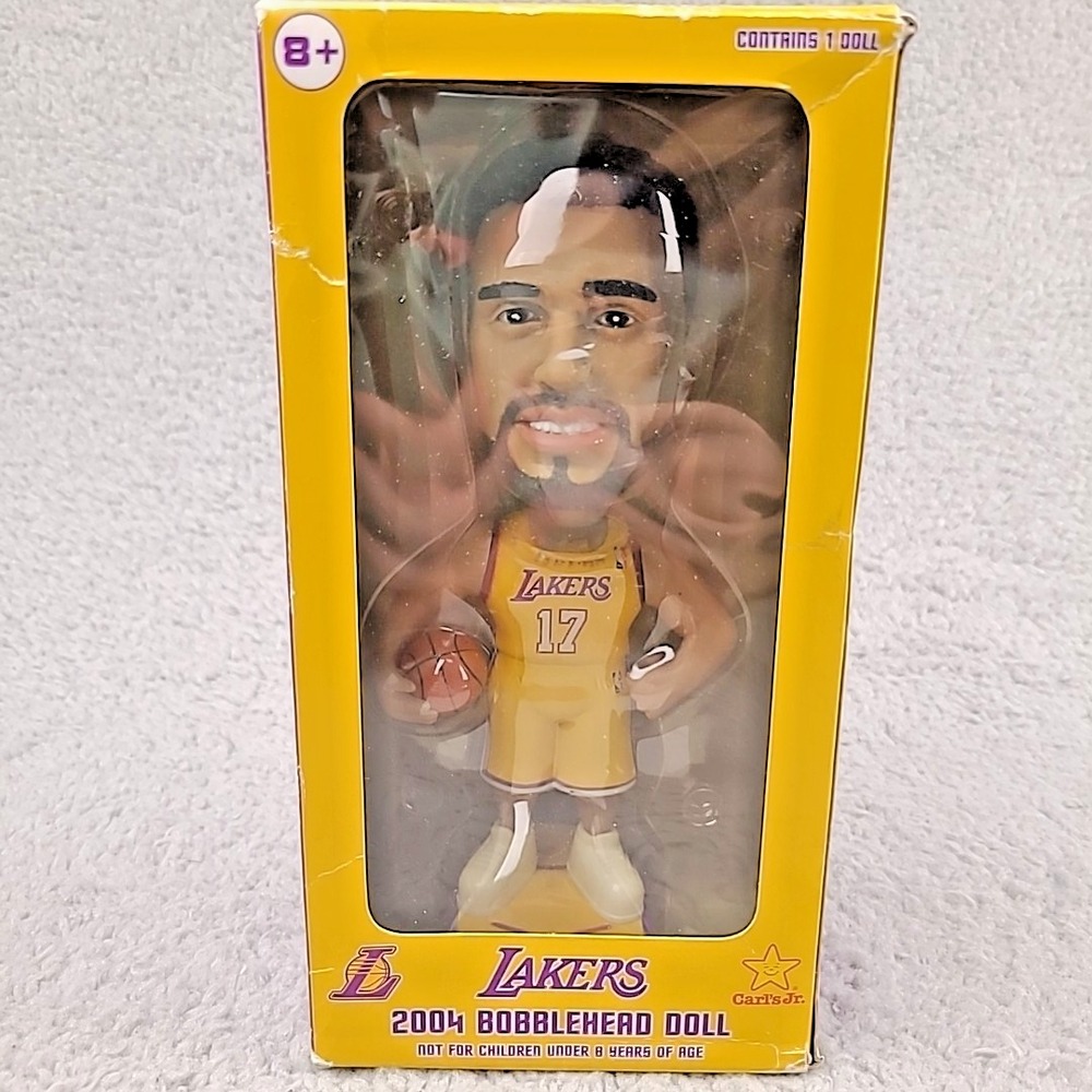 Rick Fox #17 2004 Carl's Jr Upper Deck LA Lakers Bobblehead Doll New
